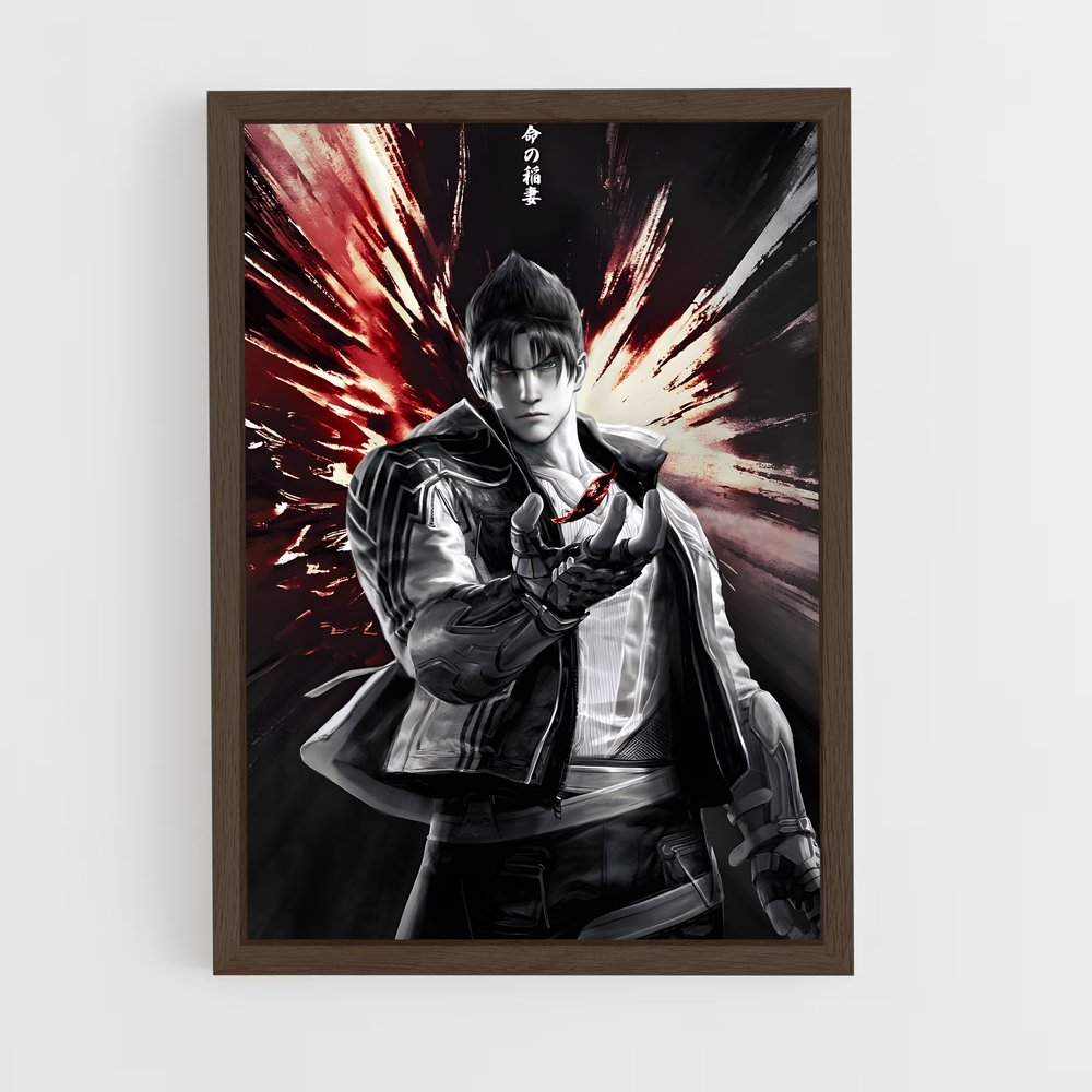 Poster Jin le Guerrier – affiche Tekken (vue 5)